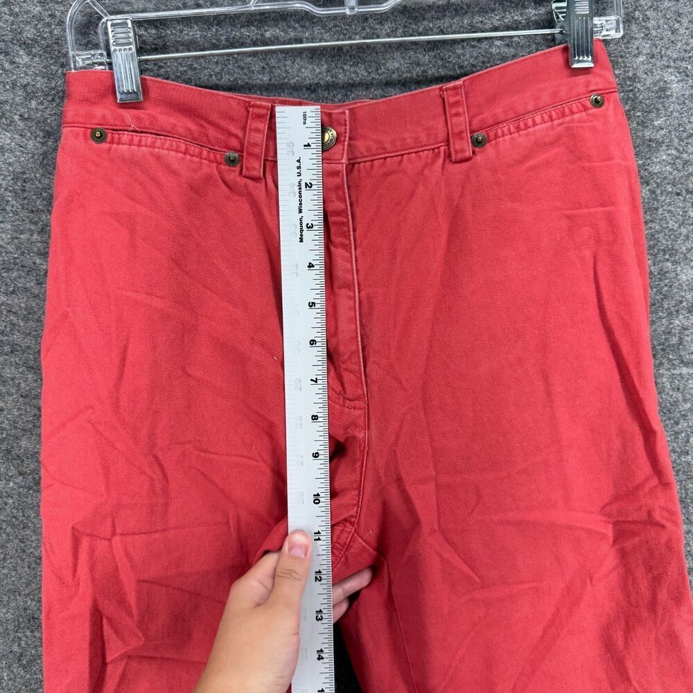 Jones New York Jeans Women 4 Pink Denim Medium Wash High Rise Wide Leg Pockets - Picture 4 of 8